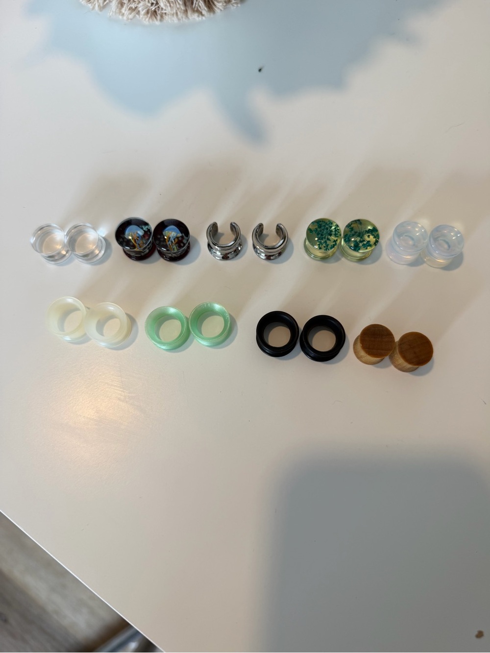 Ear gauges plugs and tunnels